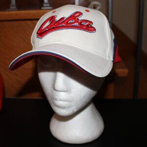 3/$118❤️vintage CUBA Daring baseball hat cap adjustable strapback blue red white